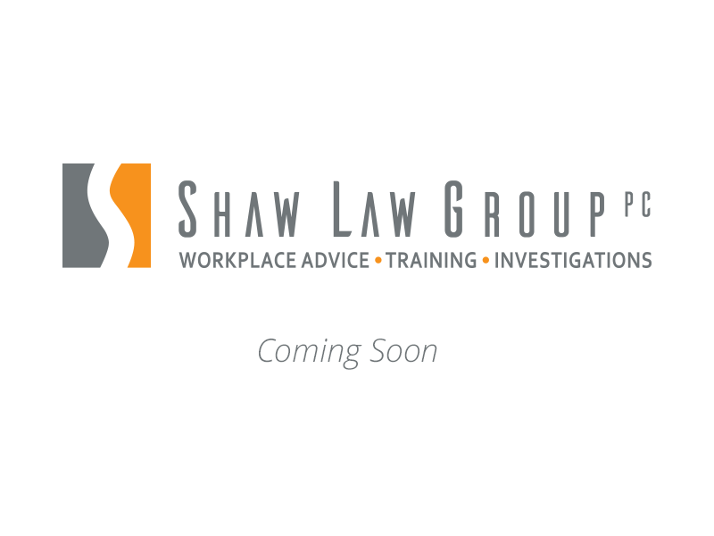 Shaw Law Group - Coming Soon