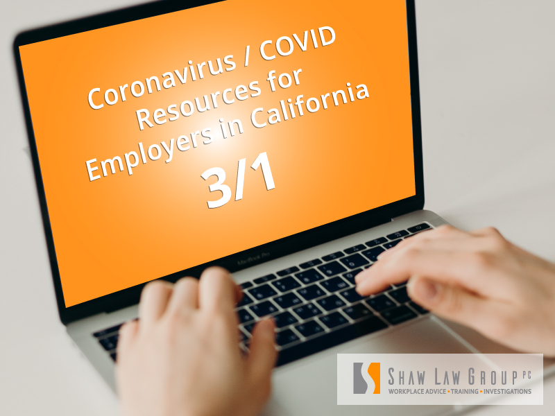 Some Coronavirus Resources for Employers